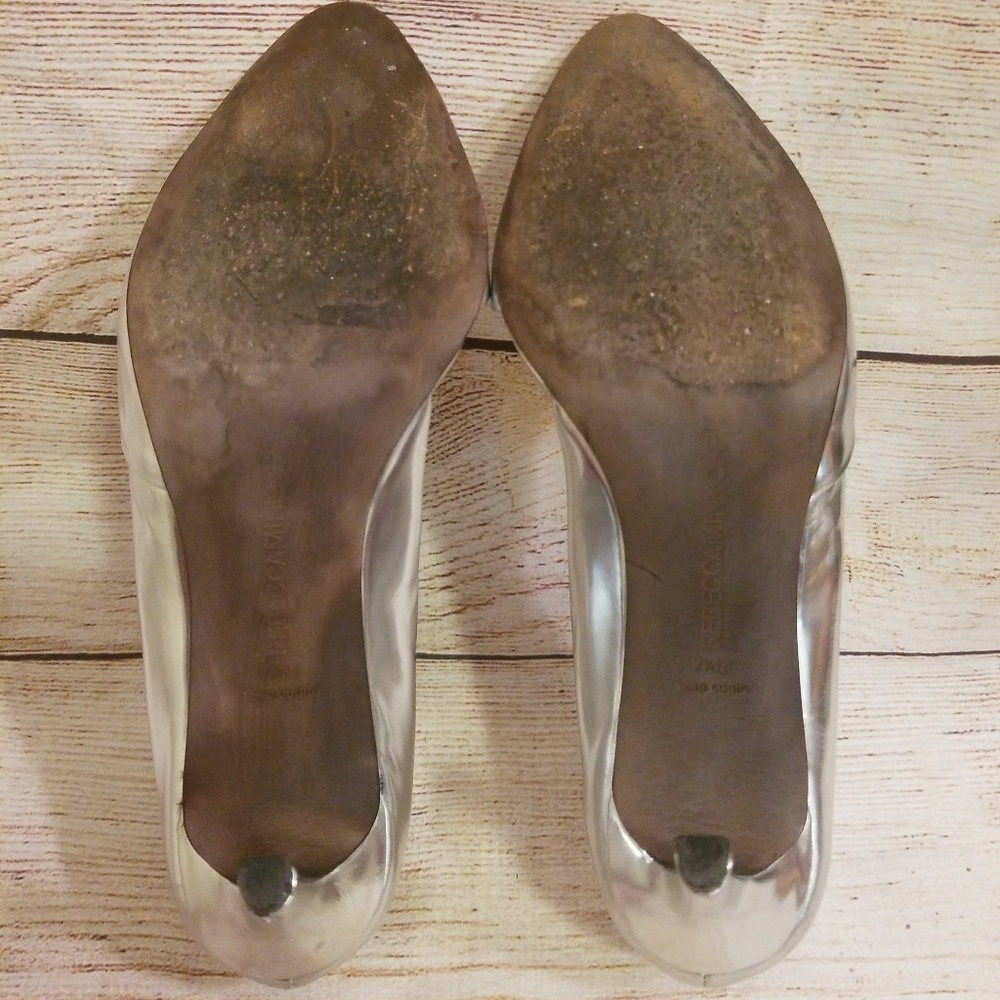 Silver Rebecca Minkoff Heels - Picture 6 of 8